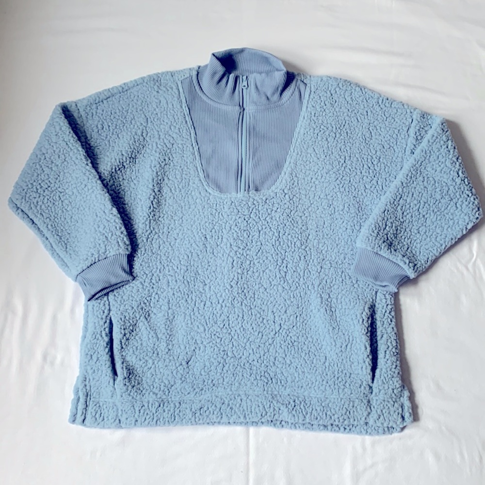 NWT Aerie Dream Sherpa Half Zip